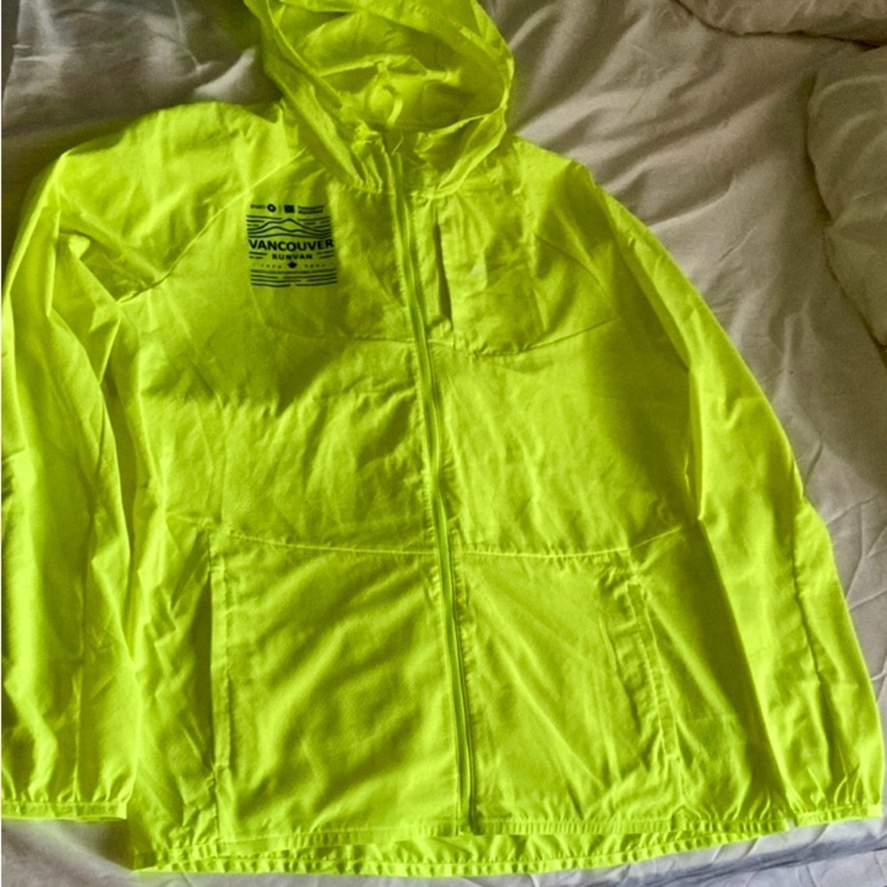 Vancouver Neon Yellow Windbreaker